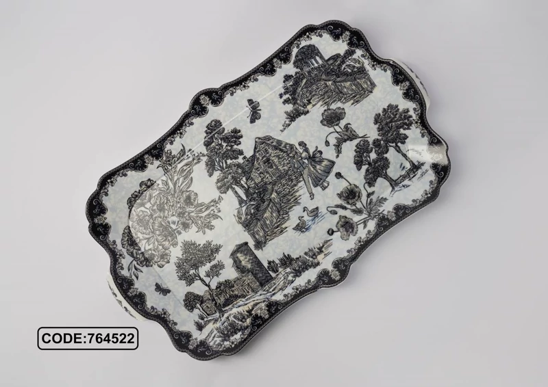 سینی مستطیل 45 برند باواریا طرح فلورانس