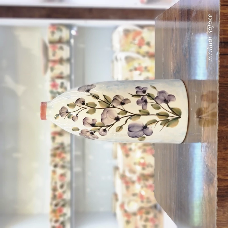 گلدان سفال تماما کار دست  طراحی شده از برند اپامه کد18