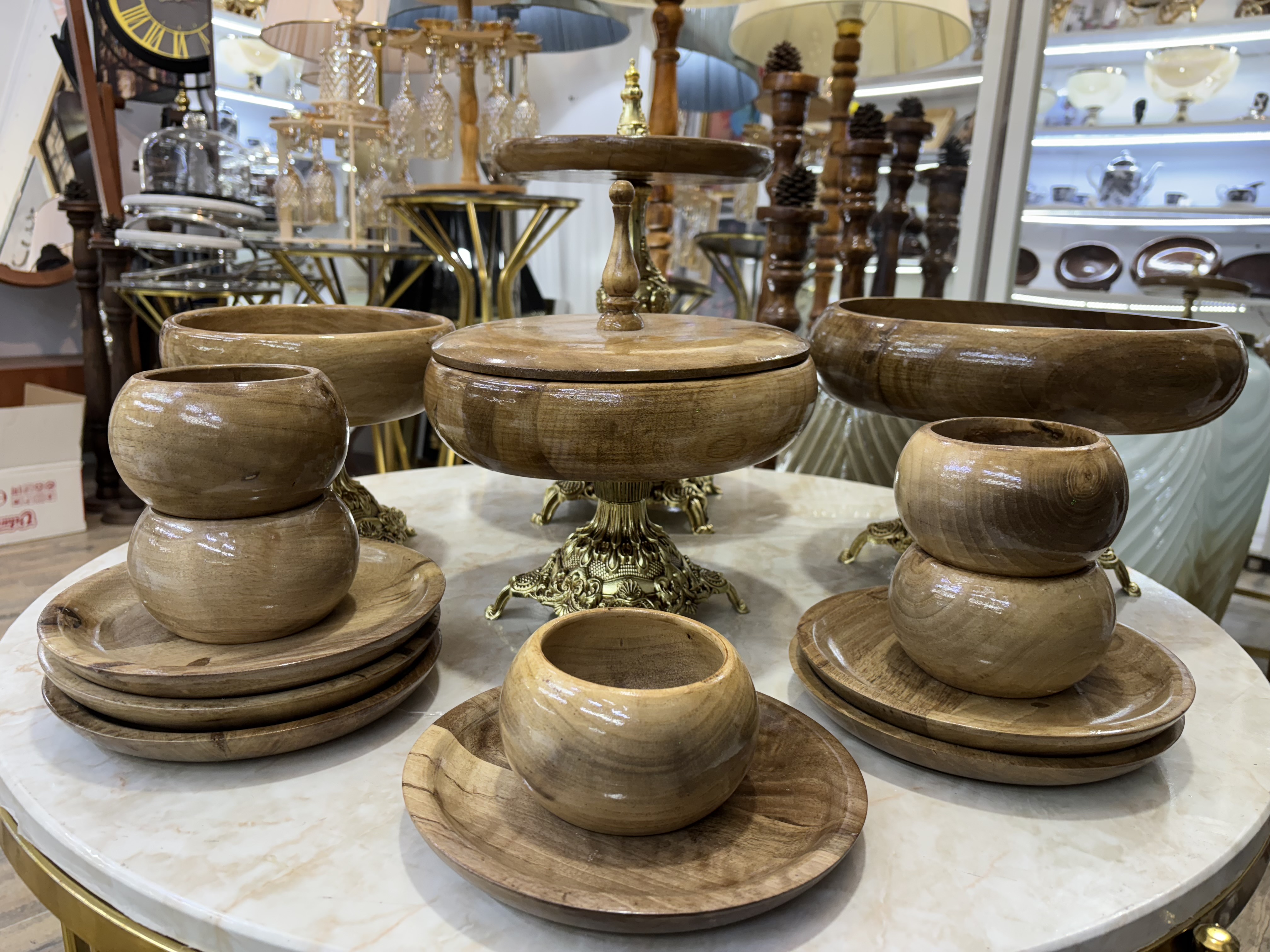 پیاله پیشدستی ۱۲عددی چوبی