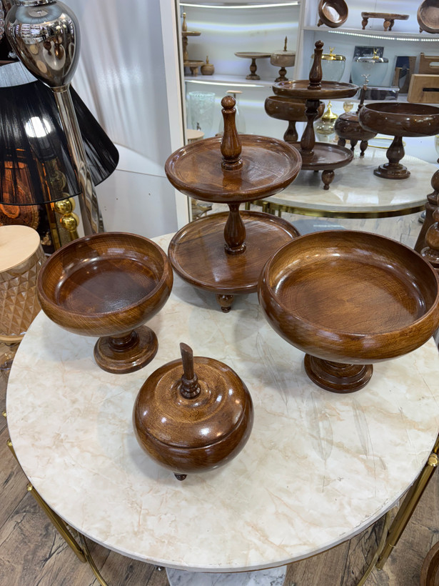 سرویس پذیرایی چوبی گردو 4 قسطه