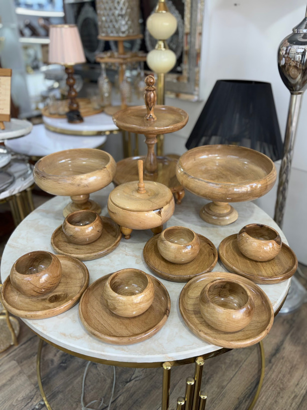 سرویس پذیرایی چوبی گردو 4 قسطه